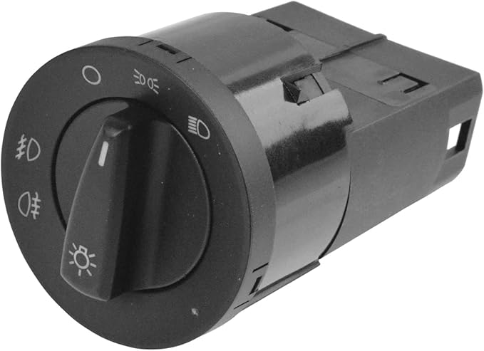 TRQ Headlight Switch Compatible with 1998-2010 Volkswagen Beetle 1999-2012 Golf 1999-2005 Jetta 1998-2002 Passat