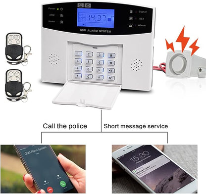 Alarm System, Sunydog GSM Alarm System Tuya Smart Home Security Alarm System with LCD Display, Support Two-Way Voice Intercom