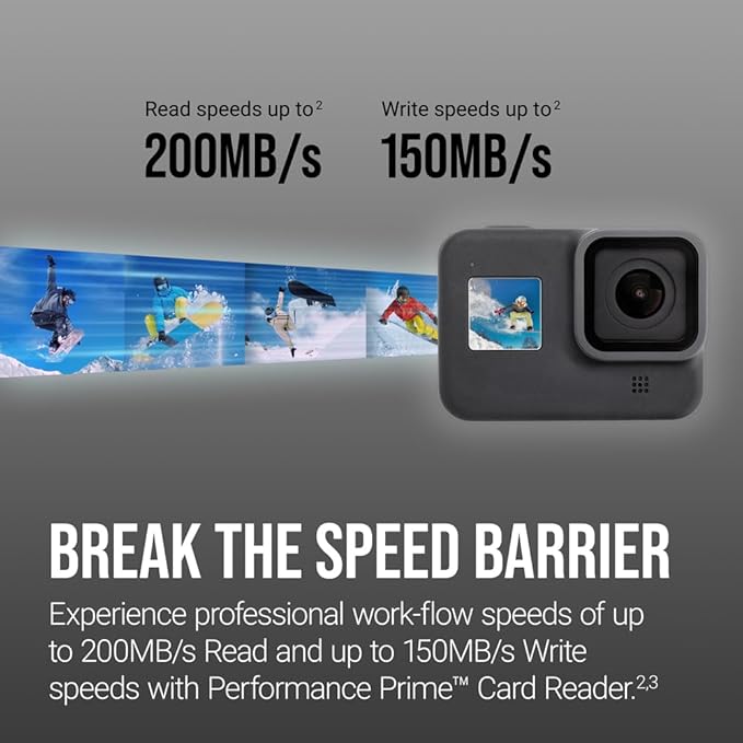 PNY 1TB PRO Elite Prime™ C10 U3 V30 A2 microSDXC Flash Memory Card – Ultra-Fast Speeds, Read 200MB/s, Write 150MB/s, 4K UHD, Full HD, UHS-I, for Smartphones, Drones, Action Cameras