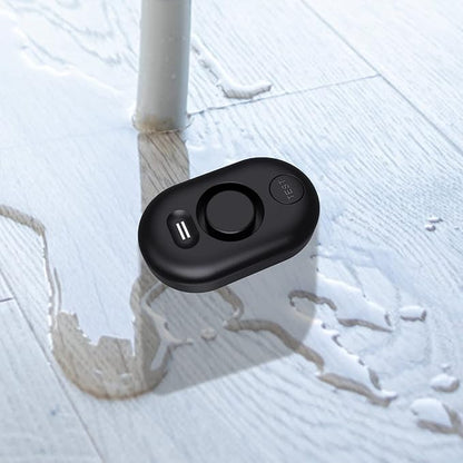 Water Leak Detector Sensor Alarm: Home Water Flooding Monitor Smart Sink Overflow Monitoring Adjustable Wet Moisture Alert Pipe Leakage Drip Detection Warning for Basement Floor (2 Sensor)