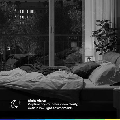 Chamberlain myQ Smart Indoor Security Camera – 1080p HD Video, Night Vision, Motion Detection, Wi-Fi, Two-Way Audio, Smartphone Control