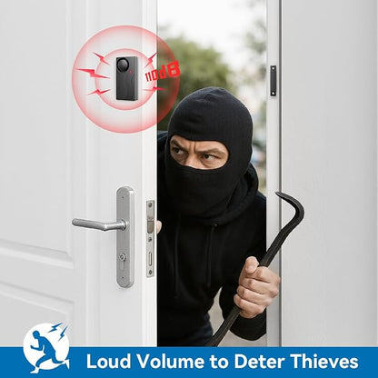 Door Alarm with Remote, Door Chimes When Door Opens, 110dB Window Alarms for Home Security, Door Sensor, Pool Alarm
