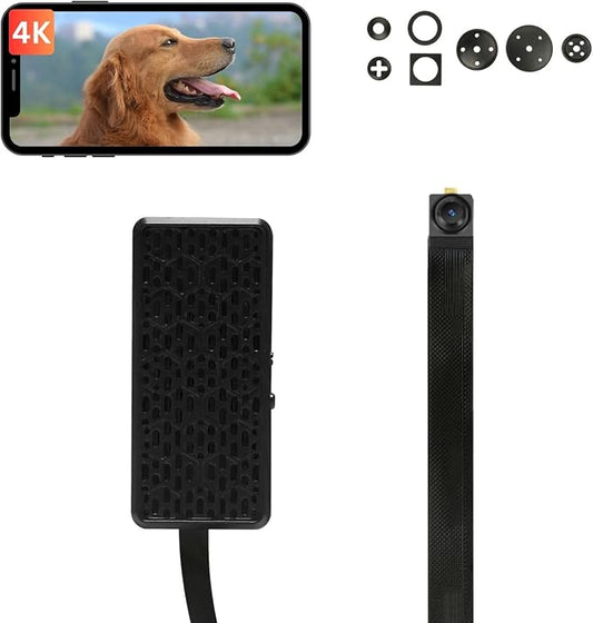 XXAXX WiFi 4K Ultra HD Camera, Video Cam with Detection, App Control, Cloud & SD Storage, 800mAh Battery, Video-only