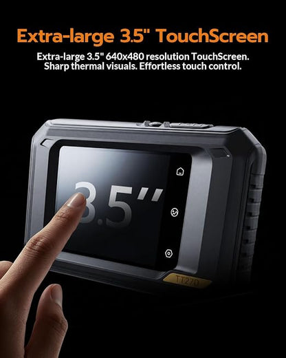 TT27D Dual-Lens WiFi Thermal Camera, 640x480 UIRA-IR Resolution