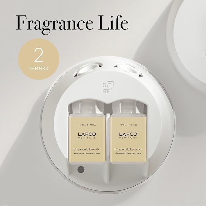 LAFCO New York Pura Smart Device Refill, Chamomile Lavender - Pack of 2 - Vial Delivers Up to 2 Weeks of Fragrance Life - Made in the USA