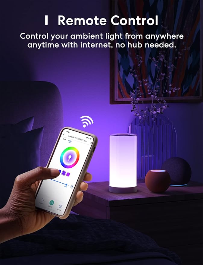meross Smart Light Bulb and Lamp Compatible with Apple HomeKit, Siri, Alexa, Google Assistant and SmartThings