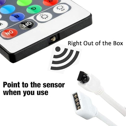 44 Key RGB LED Light Strip Remote Controller Led Light Remote Replacement for SMD 5050 2835 3528 Led Strip Lights