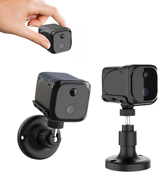 4G LTE Cellular Small Security Camera, No WiFi Security Camera with Night Vision, PIR Motion, SIM Card, 15-Day Battery Standby, Portable Magnetic Survelliance Cam for RV, Indoor, Barn, Farm