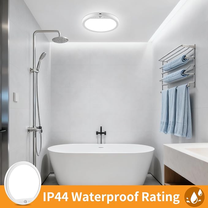 Battery Operated Ceiling Light, Rechargeable Motion Sensor Closet Light