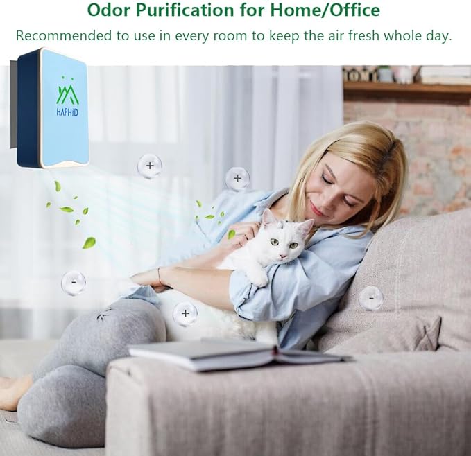Air Ionizer Plug In, Ionizer Air Purifier Ion Generator【2026Upgraded】, Ion Air Purifier for Home Purify: Pet Odors, Smell (Blue, 3-Pack)