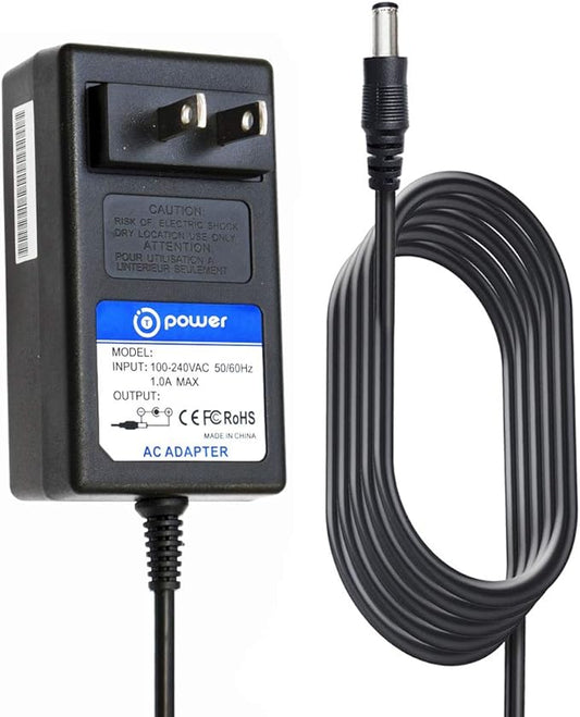 T-Power Charger for ECOVACS DEEBOT N79 N79S DN622-DN79 Goovi ONSON GV2019 J30 J20 F007, Lefant M200 M201 M210 Robotic Vacuum Cleaner Power Supply Cord Ac Dc Adapter