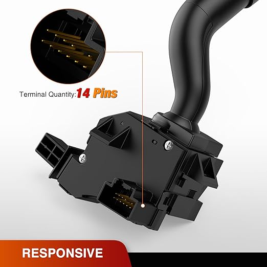 Nilight Turn Signal Switch Compatible with 2008 2009 2010 Ford F250 Super Duty F350 Super Duty F450 Super Duty F550 Super Duty 2009 Ford F350 Windshield Wiper Combination Switches