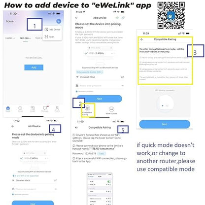 WiFi Wireless Temperature Controller,ewelink app Remote Dry Contact Smart Relay,Compatible with Alexa Google Assistant