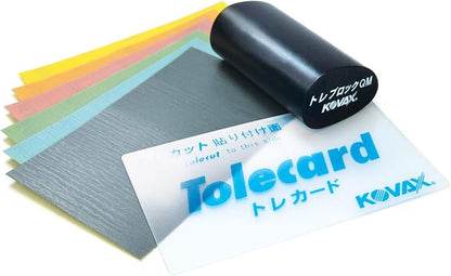 Tolecut Starter Kit - Full Sheet QM, PSA Sanding Sheets for Nibs, Runs and Imperfections, SP9739, K800 - K3000, 10 Sheets + 1 Toleblock + 1 Tolecard