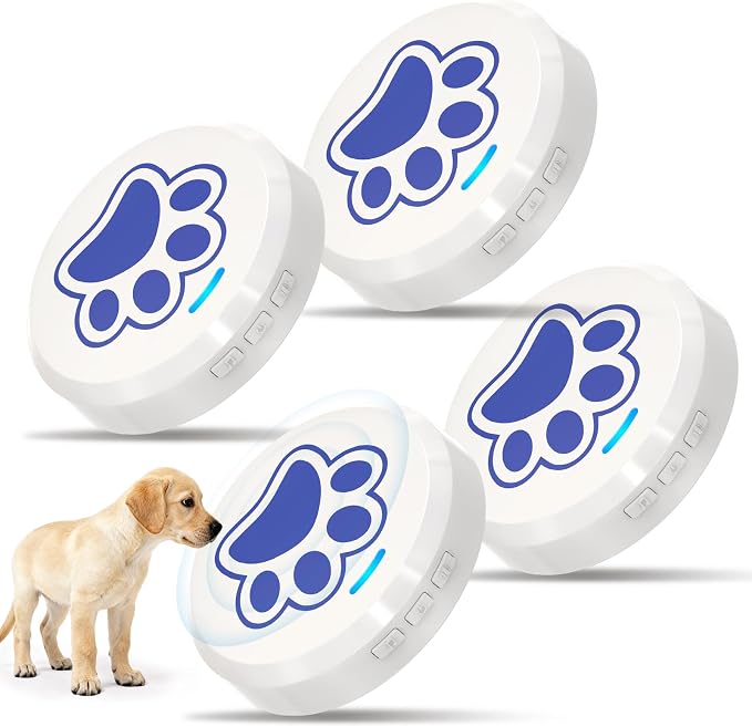 ChunHee Dog Training Bells for Door - Dog Door Bell for with 36 Custom Sounds | Dog Bell for Door Potty Training | Chew-Proof & Adjustable Volume (0-115dB) | Teach Puppies to Signal to Go Outside