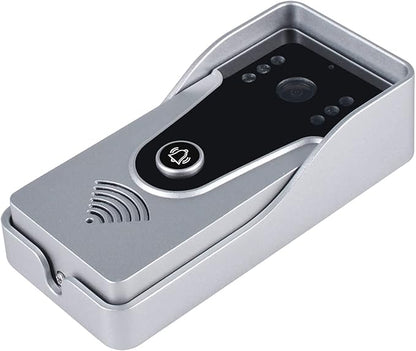 Wireless Video Doorbell Intercom with Monitor System, WiFi Video Intercom 1080P HD Metal Camera, 7 Inch Monitor with 32G Card Record, Tuya APP, 2-Way Audio, Unlock for Home Security System