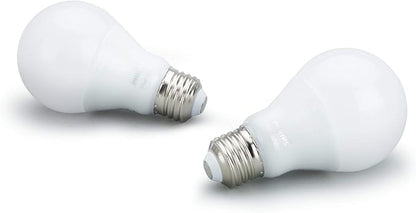 Philips Hue White 2-Pack A19 60W Equivalent Dimmable LED Smart Light Bulbs, Works with Alexa, HomeKit & Google Assistant, (All US Residents, Hub Required)