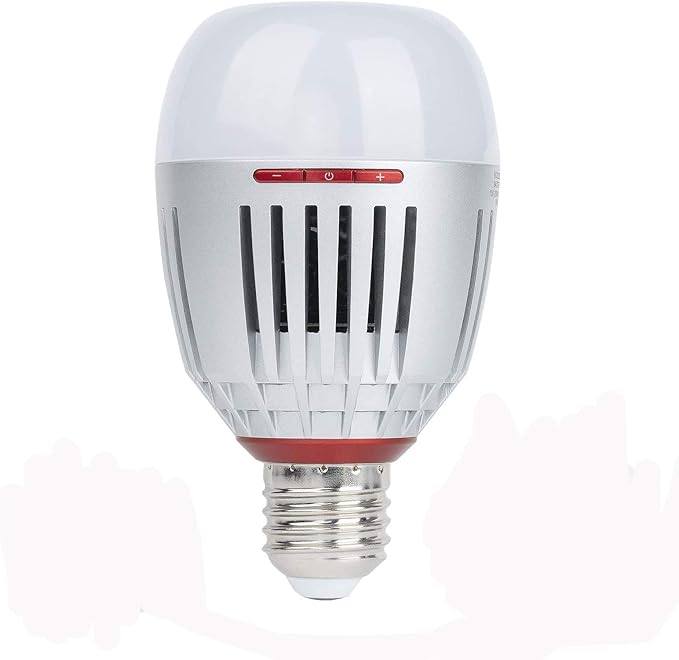 Aputure Accent B7c LED Smart Bulb 7W RGBWW,2000k-10000k Bi Color,CCT/HSI/FX Mode,App Control Built-in Battery, E26/E27 Socket