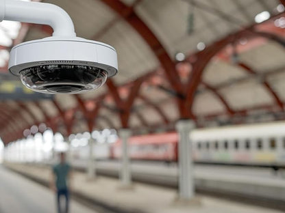 Axis P3738-PLE Multisensor Panoramic Camera, 4x4K Video Resolution, Indoor and Outdoor Use, 32 MP, IR LED Motion Alert