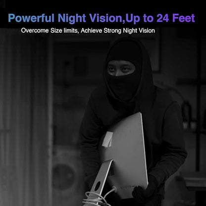 HiKam Small 2K WiFi Hidden Camera Slim Body, with Night Vision, App Control, Video-only