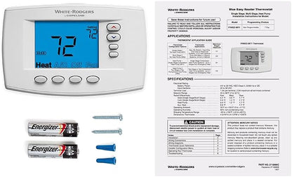 White-Rodgers 90 Series Blue, Programmable Thermostat, 1F95EZ-0671
