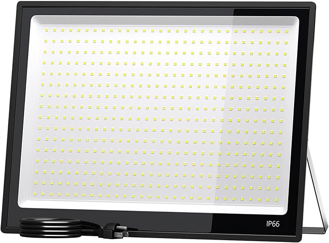 XXBSAZ 400W LED Flood Light Outdoor, 40000LM High Power Commercial Work Light, IP66 Waterproof 6500K Daylight Stadium Security Lights for Parking Lot, Warehouse,and Construction Site AC85-277V