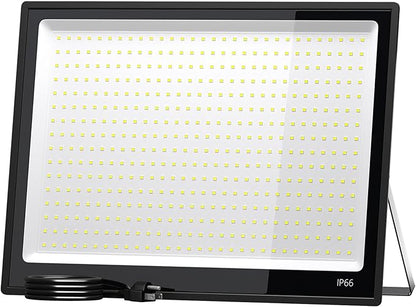 XXBSAZ 400W LED Flood Light Outdoor, 40000LM High Power Commercial Work Light, IP66 Waterproof 6500K Daylight Stadium Security Lights for Parking Lot, Warehouse,and Construction Site AC85-277V