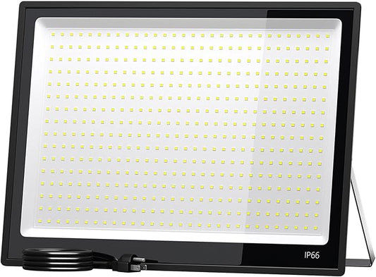 XXBSAZ 400W LED Flood Light Outdoor, 40000LM High Power Commercial Work Light, IP66 Waterproof 6500K Daylight Stadium Security Lights for Parking Lot, Warehouse,and Construction Site AC85-277V