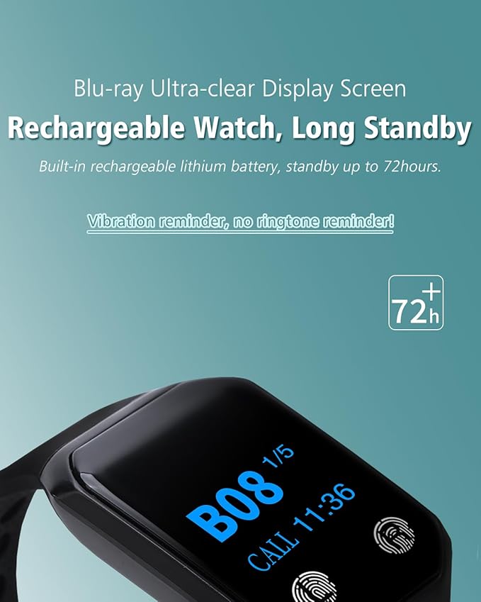 Restaurant Pager System 1600+ Ft Long Range Wireless Calling System with 2 Display Screens/30 Waterproof Call Buttons/2 Remote Controls/4 Watch Pagers/2 Signal Amplifiers