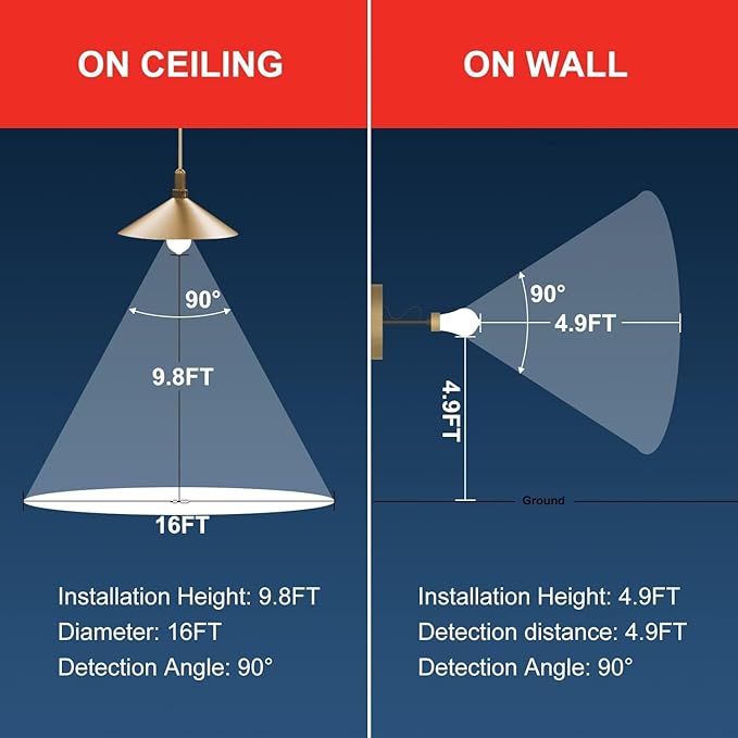 Sengled Motion Sensor LED Bulbs, A19 5000K Daylight Dusk to Dawn Motion Activated Light, 11W (75W Equivalent) 1200 Lumens for Indoor & Outdoor Use, Porch, Garage, Hallway, 2 Pack
