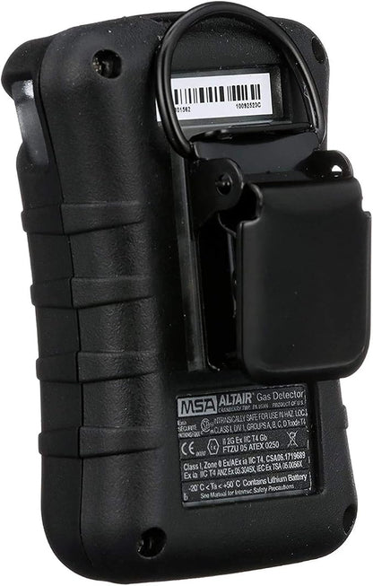 MSA 10092523 ALTAIR Single-Gas Detector - (O2) Oxygen (Low: 19.52%, High 23.0%), Color: Black, Portable Gas Monitor, Durable, Handheld, UL Standard-Approved