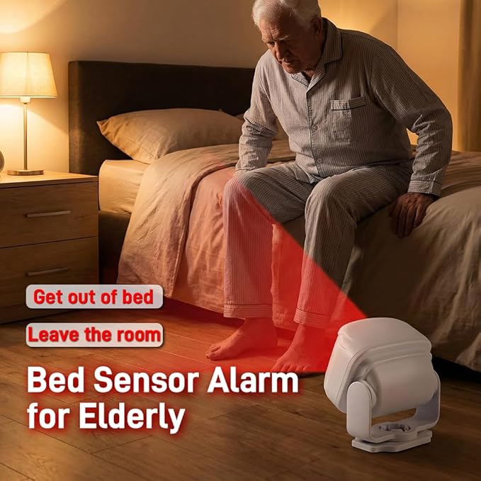 HENDUN Add -on Motion Sensor, Extra Transmitter for Receiver, Wireless Door Chime PIR Detector, Sensor Alarm, Shop Visitor Chime for Shopkeeper