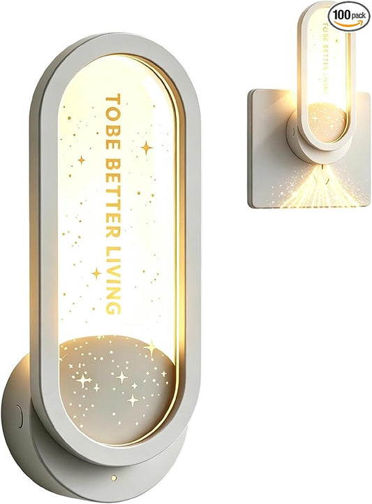 Mini Plug-in Air Purifier with Night Light, Quiet Odor Eliminator for Bathroom Pantry Pet Area, Small Space Air Cleaner (White)