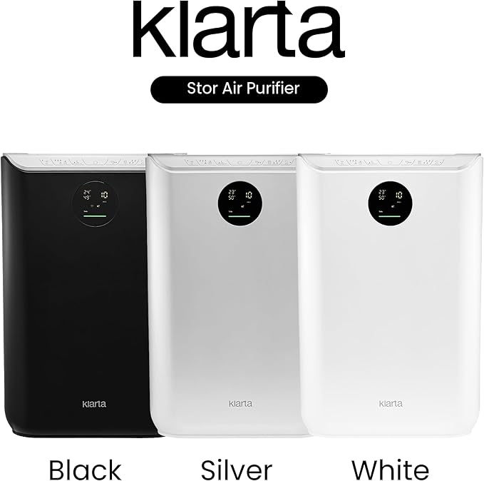 Air Purifier for Large Room - Up to 2775 ft² - Smart WiFi App - Ultra Quiet 24 dB - Air Purifiers for Home Pets - Removes Allergens, Smoke & Pet Odors - 99.97% Particle Filtration - Klarta Stor