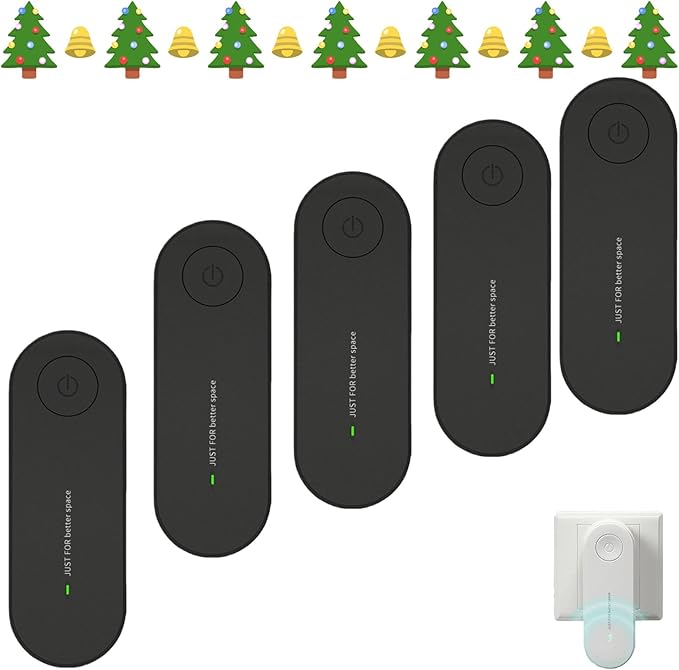 Air Purifier For Mold,2026 New Mag Air Remover Plug In Quiet Purifier, For Bedrooms, Toilets, Closets, Pet Room, Office (Black)