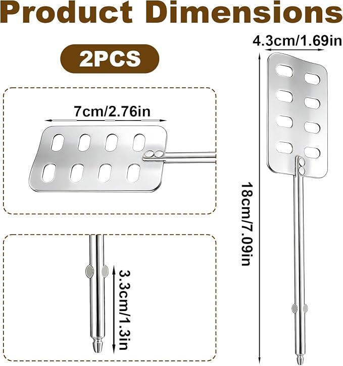 2pcs Hand Mixer Butter Beater Sticks Replacement for MX600B MX3200B MX1500W | Hand Mixer Butter Beater Sticks Replacement Compatible with MX Series Electric Hand Mixers for Making Fresh Homemade Butter