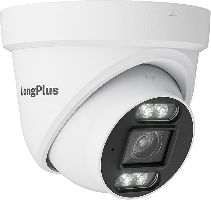 4K POE Security Camera System Outdoor, 8MP Smart Cameras System for Business Home, with AI Motion Detection, 12MP NVR with 2TB HDD for 24/7 Recording
