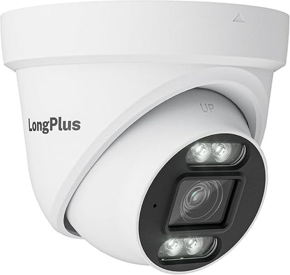 4K POE Security Camera System Outdoor, 8MP Smart Cameras System for Business Home, with AI Motion Detection, 12MP NVR with 2TB HDD for 24/7 Recording