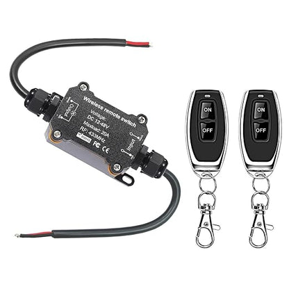 DC12V/24V/48V/20A Waterproof Remote Control Switch