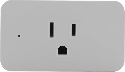 Satco S11270 Starfish 3-Inch On/Off and Dimmer WiFi Smart Plug Outlet, Works with Siri, Alexa, Google Assistant, SmartThings, White