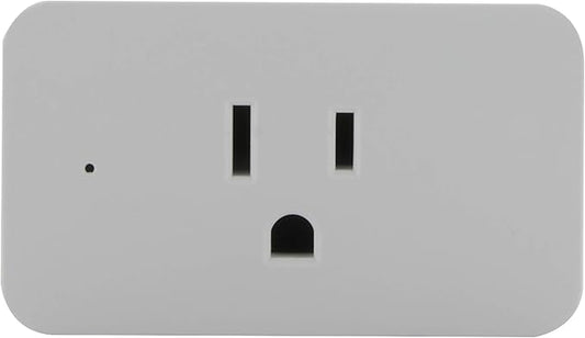 Satco S11270 Starfish 3-Inch On/Off and Dimmer WiFi Smart Plug Outlet, Works with Siri, Alexa, Google Assistant, SmartThings, White