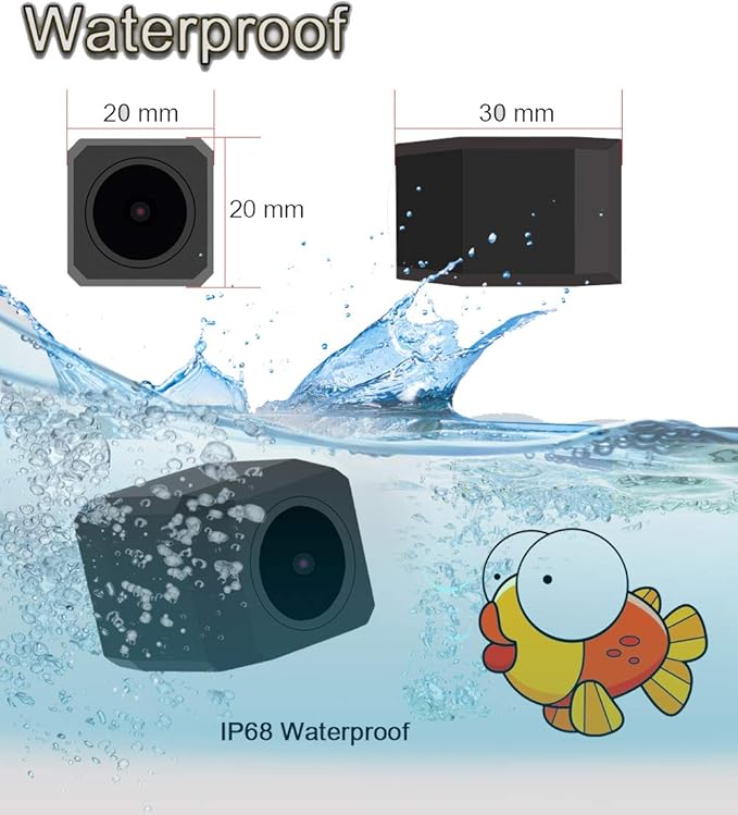 Full HD Car Rear View Camera for Toyota 4Runner/Hilux Surf/Toyota Fortuner SW4 / Toyota Innova & Waterproof and Shockproof Reversing Backup Camera (Full HD Camera)