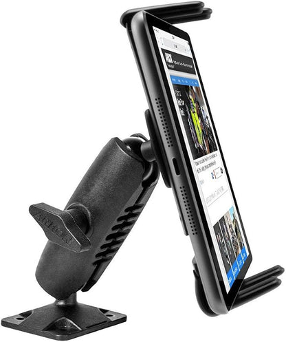 ARKON Mounts - Car Phone Holder | Secure Grip | Heavy Duty | Drill Base Car Phone Mount | Spring-loaded holder expands up to 7.25 inches | For iPhone, Samsung, Google, Nokia, and other Smartphones