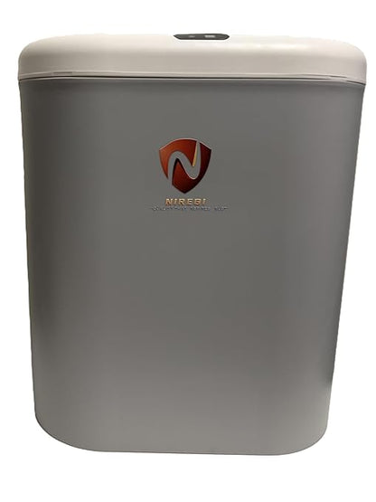 NIREGI Smart Sensor Trash Can – 4 Gallon Touchless Automatic Garbage Bin (Gris)