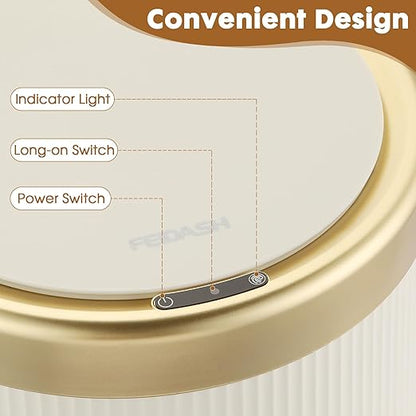 Automatic Motion Sensor Bathroom Trash Can with Lid, 2.8 Gallon Touchless Trash Garbage Bin Small Mini Trash Cans Trashcan -White