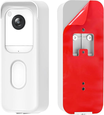 No Drill Door Mount for Blink Video Doorbell (2025 2nd Gen), Adhesive Mounting Bracket Accessories for Security System, Not for Blink Video Doorbell (2021&2023 Release), White