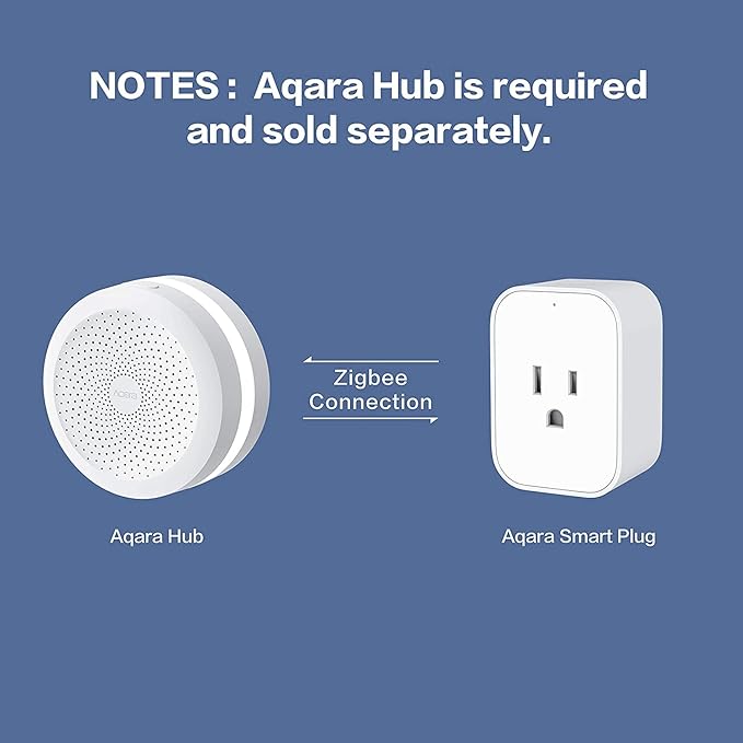 Aqara Thread/Zigbee Smart LED Light Bulb T2 E26 with Smart Plug,Tunable White (2700K-6500K),75W Equivalent,Matter, Works with HomeKit,Alexa,Google Home