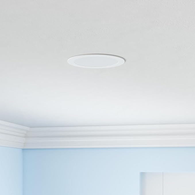 zouzai 24 Pack 6 Inch Ultra-Thin LED Recessed Ceiling Light with Junction Box 5CCT Adjustable Dimmable Can-Killer Downlight - ETL and Energy Star Certified (24 Pack,5CCT, 6 Inch)
