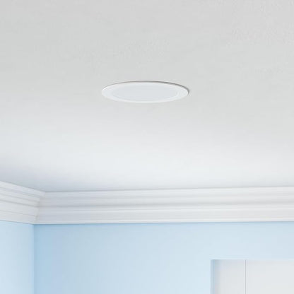 zouzai 24 Pack 6 Inch Ultra-Thin LED Recessed Ceiling Light with Junction Box 5CCT Adjustable Dimmable Can-Killer Downlight - ETL and Energy Star Certified (24 Pack,5CCT, 6 Inch)
