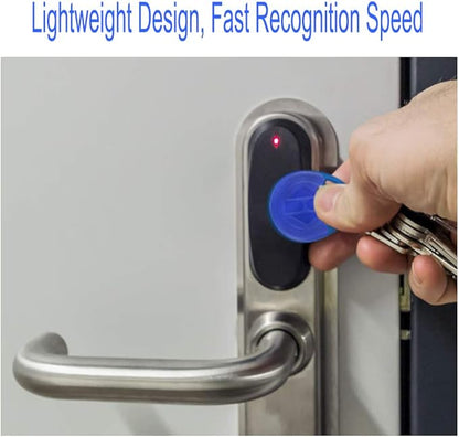 HERNAS 20pcs Rewritable UID Smart Key Fobs, Premium 13.56MHz ABS Blank Keys for Door Access Control, Mi-Fare 1K S50 Copy Card NFC Tags Duplicate Keys, Block 0 Sector, Comply ISO 14443A